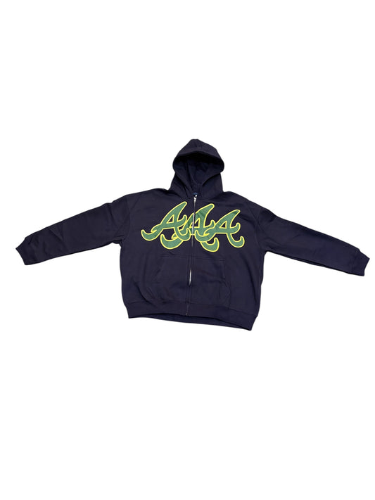 ATL Zip Up Screen Printed