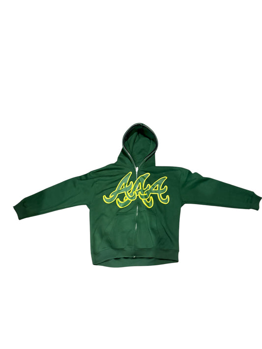 ATL Zip Up Screen Printed